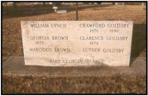 Cherokke Bill's Family Tombstone - his name is in upper right corner